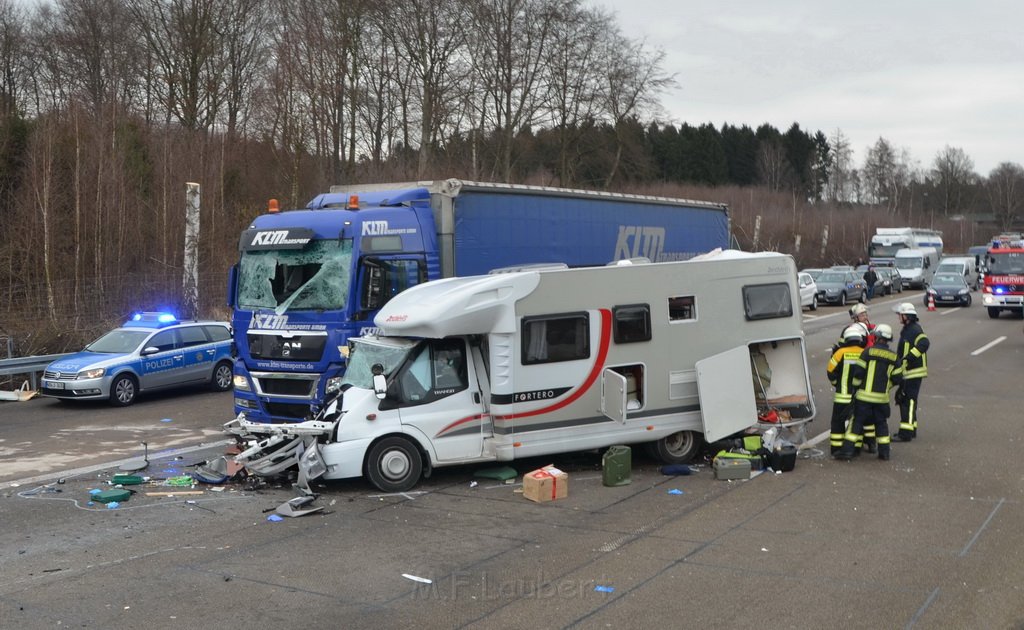 Schwerer VU A 1 Rich Saarbruecken kurz vor AK Leverkusen P041.JPG - Miklos Laubert